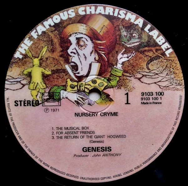 Genesis - Nursery Cryme | Charisma (9103 100) - 4