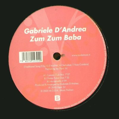 Gabriele D'Andrea - Zum Zum Baba | Y Records (YR 018)