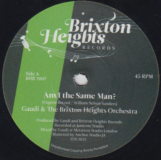Gaudi & Brixton Heights Orchestra - Am I The Same Man? | Brixton Heights Records (BHR 7007)