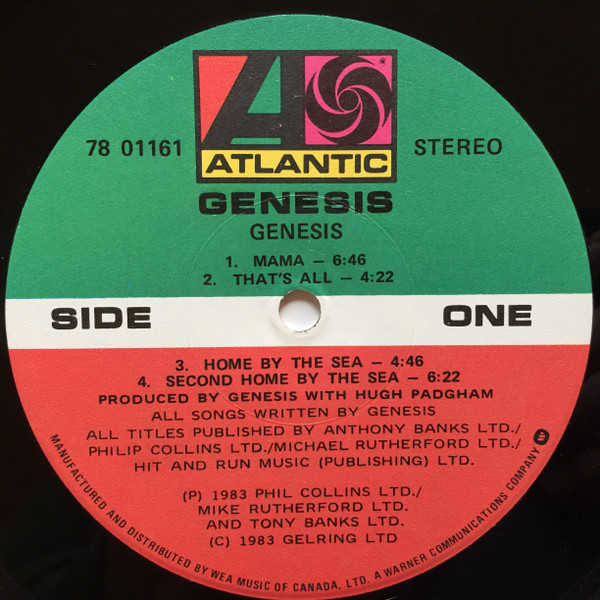 Genesis - Genesis | Atlantic (78 01161) - 3