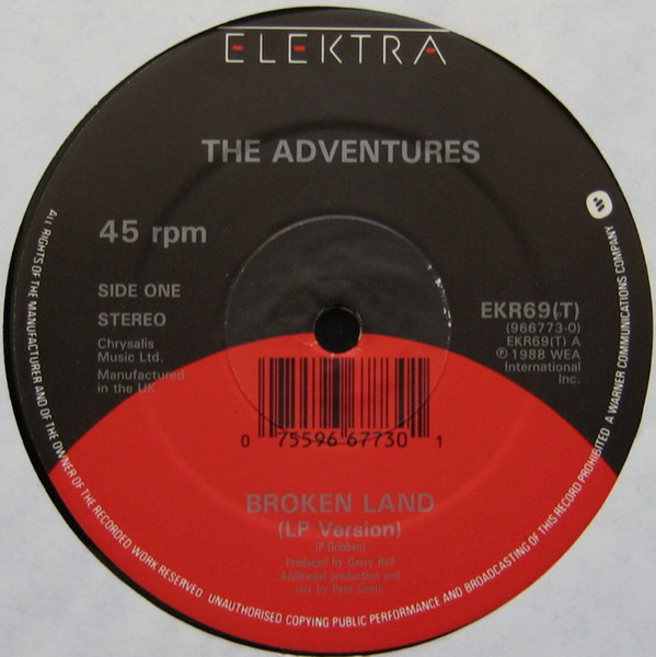 The Adventures - Broken Land | Elektra (EKR 69T) - 3