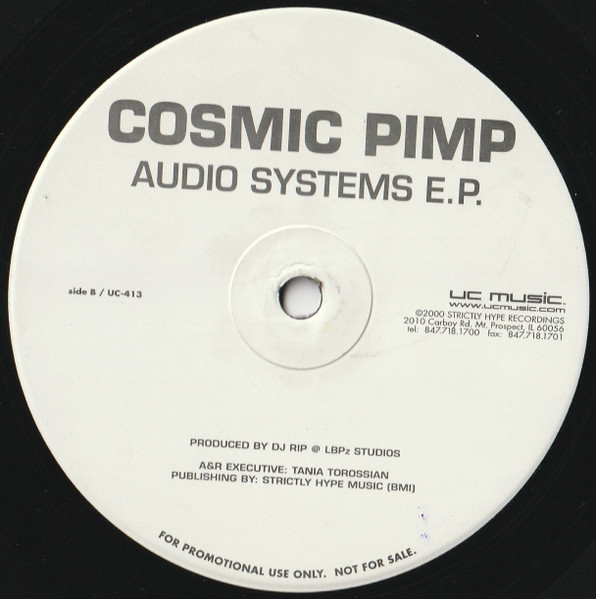 Cosmic Pimp - Audio Systems E.P. | Underground Construction (UC-413) - 2