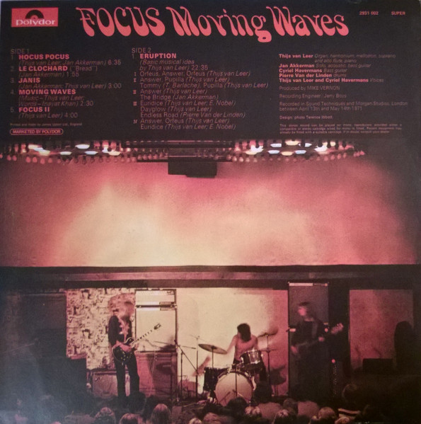 Focus - Moving Waves | Polydor (2931 002) - 2 Focus - Moving Waves | Polydor (2931 002) - 2