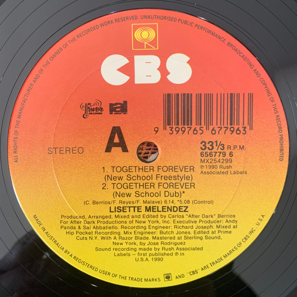 Lisette Melendez - Together Forever | CBS (656779 6) - 3