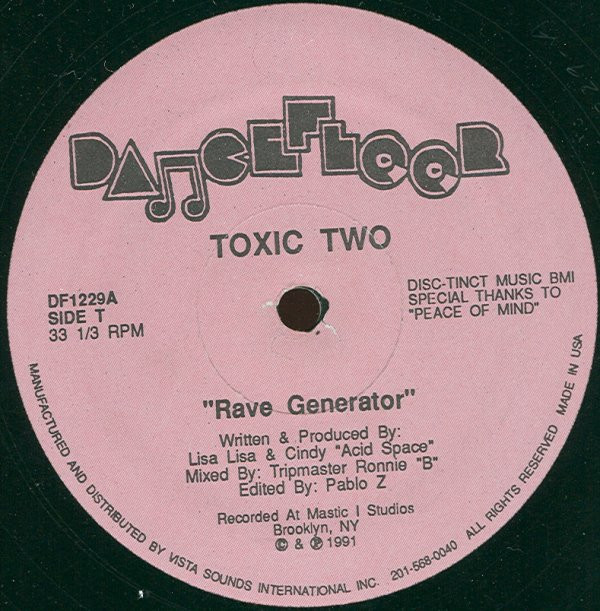 Toxic Two - Rave Generator / Acid Flash | Dancefloor (DF1229) - main