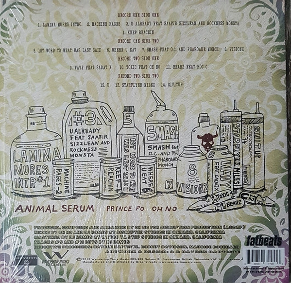 Prince Po & Oh No - Animal Serum | Green Streets Entertainment (GSE-753) - 2