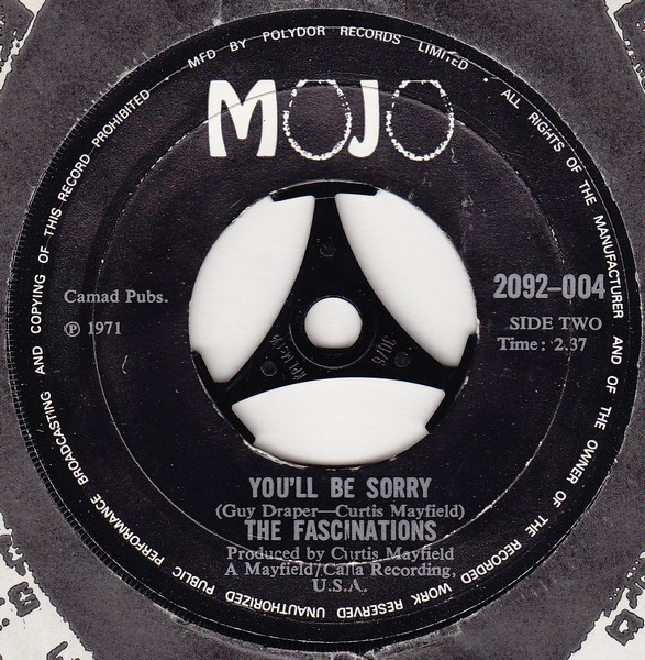 The Fascinations - Girls Are Out To Get You | Mojo (2092-004) - 3