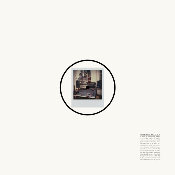 Planet Love - D.O.C. E.P. | return_backspace (BKSP005) - 2