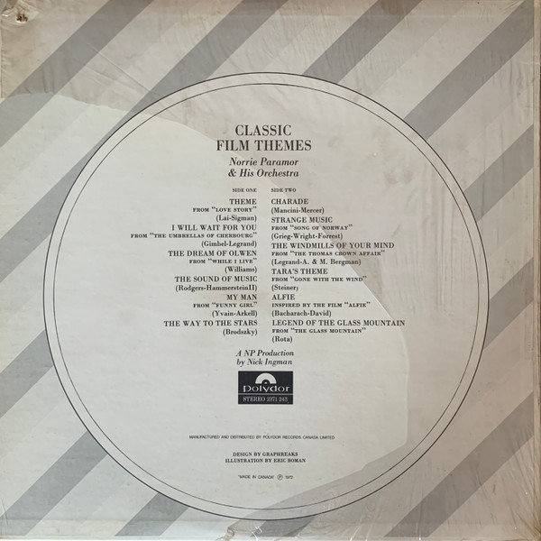 Norrie Paramor & His Orchestra - Classic Film Themes | Polydor (2371 243)