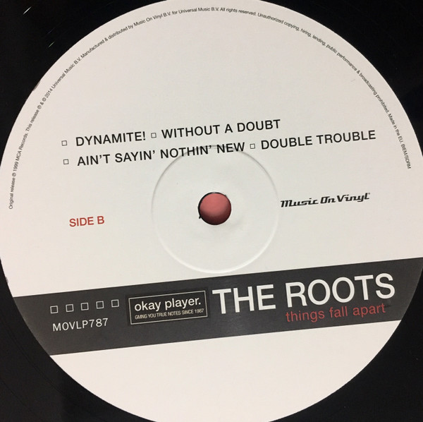 The Roots - Things Fall Apart | Music On Vinyl (MOVLP787) - 3