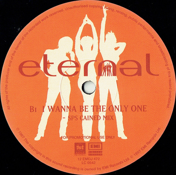 Eternal Featuring BeBe Winans - I Wanna Be The Only One | EMI United Kingdom (12EMDJ 472) - 2