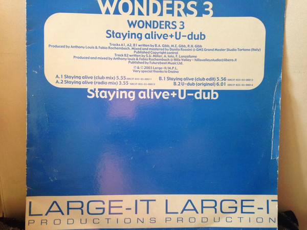 Wonders 3 - Staying Alive+U-Dub | Large-IT Productions (LGT 8030)