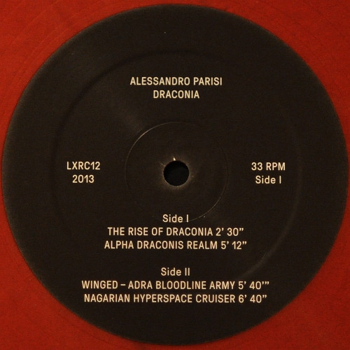 Alessandro Parisi - Draconia | Lux Rec (LXRC12) - 2 Alessandro Parisi - Draconia | Lux Rec (LXRC12) - 2