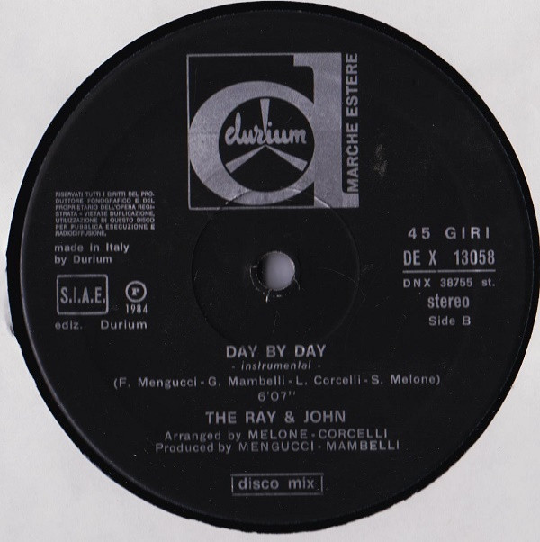 The Ray & John - Day By Day | Durium (DEX 13058) - 4