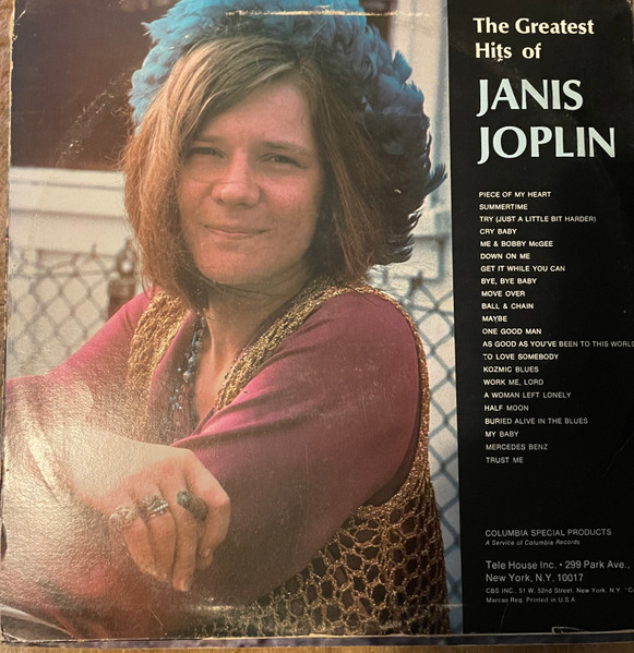 Janis Joplin - The Greatest Hits Of Janis Joplin | Columbia Special Products (P2 13791) - 2