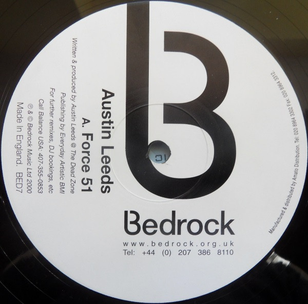 Austin Leeds - Force 51 | Bedrock Records (BED 7) - main