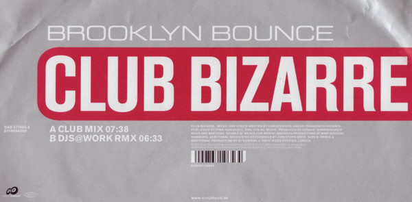 Brooklyn Bounce - Club Bizarre | Dance Division (DAD 671965 6) - 4