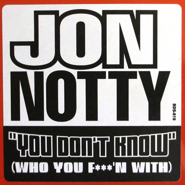 Jon Notty / Funk Breed - You Don't Know / People I Know | Bronx Science Recordings (BDS-819) - 3