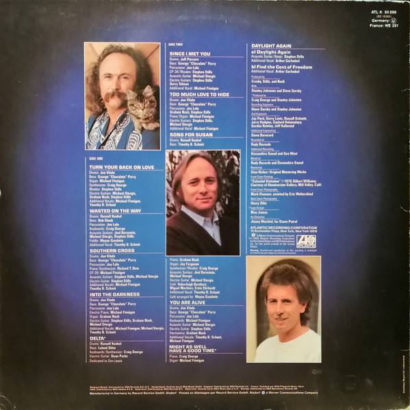 Crosby, Stills & Nash - Daylight Again | Atlantic (ATL K 50 896) - 2 Crosby, Stills & Nash - Daylight Again | Atlantic (ATL K 50 896) - 2