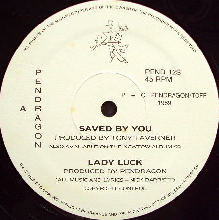 Pendragon - Saved By You | Toff Records (PEND 12S) - 3