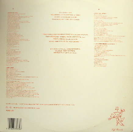 Pendragon - Saved By You | Toff Records (PEND 12S) - 2