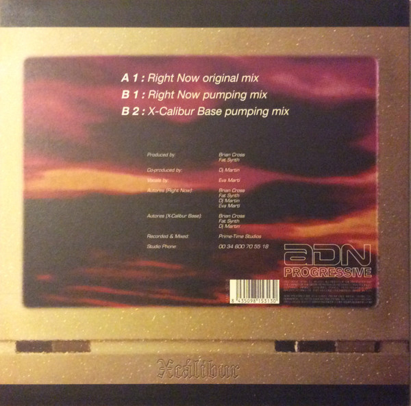 DJ Martin Presents Xcalibur - Right Now | ADN Progressive Records (VLMX 1531-3) DJ Martin Presents Xcalibur - Right Now | ADN Progressive Records (VLMX 1531-3)