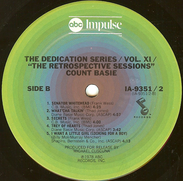 Count Basie - The Retrospective Sessions | ABC Impulse! (IA-9351/2) - 2