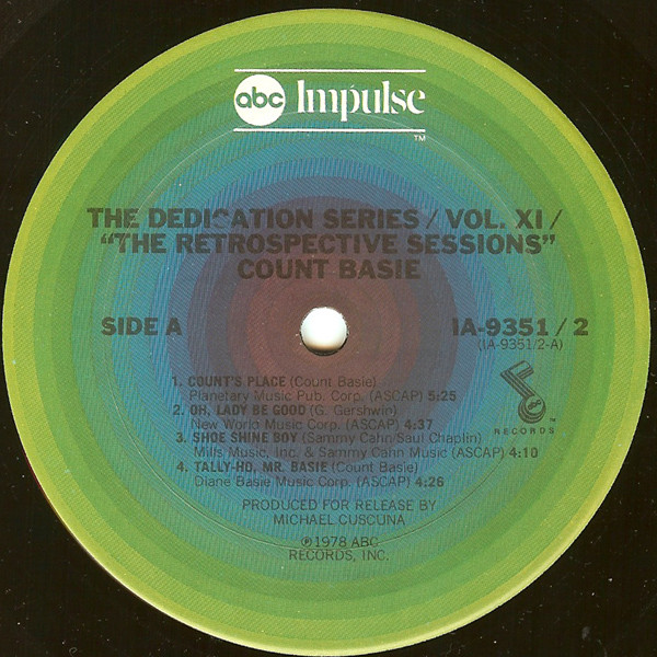 Count Basie - The Retrospective Sessions | ABC Impulse! (IA-9351/2) - main