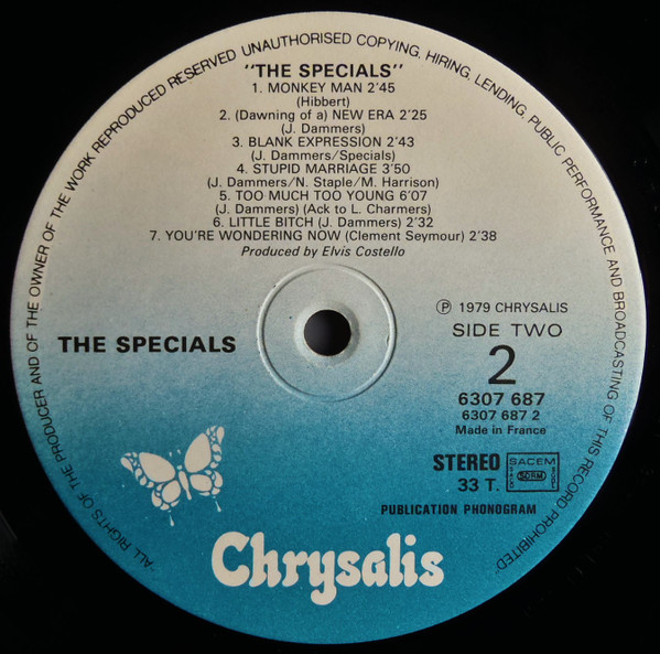 The Specials - Specials | Chrysalis (6307 687) - 4