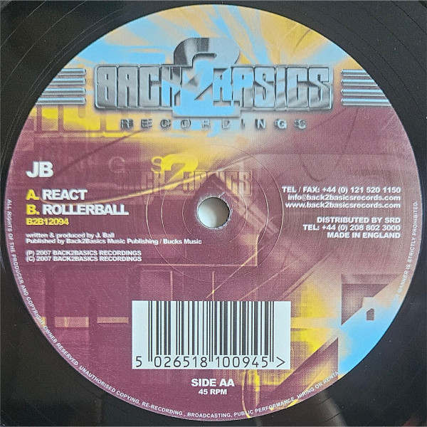 JB - React / Rollerball | Back 2 Basics (B2B 12094) - main