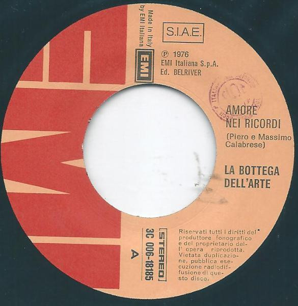 La Bottega Dell'Arte - Amore Nei Ricordi | EMI (3 C006-18185) - 3
