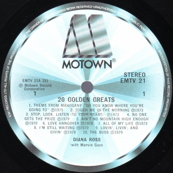 Diana Ross - 20 Golden Greats | Motown (EMTV 21) - 3 Diana Ross - 20 Golden Greats | Motown (EMTV 21) - 3