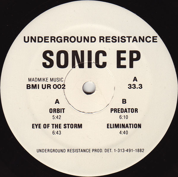Underground Resistance - Sonic EP | Underground Resistance (UR 002)