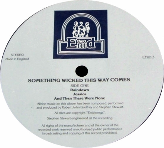 The Enid - Something Wicked This Way Comes | Not On Label (The Enid Self-released) (Enid 3) - 3