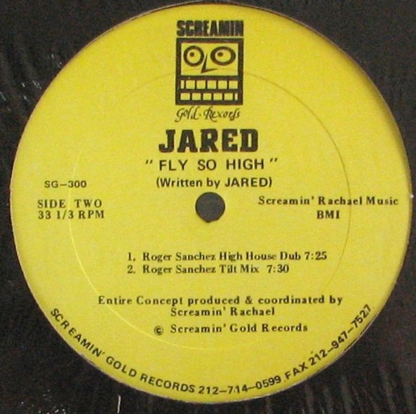 Jared - Fly So High | Screamin' Gold Records (SG-300)