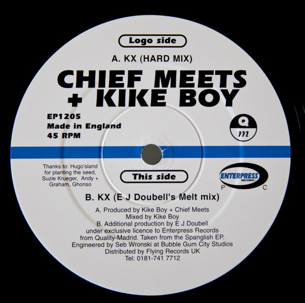 Chief Meets Kike Boy - KX | Enterpress Records (EP1205) - 4 Chief Meets Kike Boy - KX | Enterpress Records (EP1205) - 4