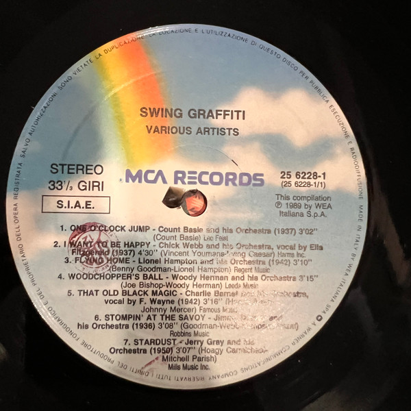 Various - Swing Graffiti 15 Greatest Hits | WEA Italiana S.p.A. (25 6228 1) - 4