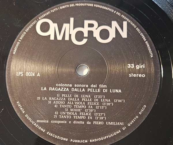 Piero Umiliani - La Ragazza Dalla Pelle Di Luna | Schema (SCEB 936 LP) - 3
