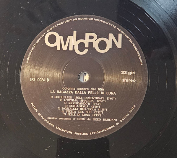 Piero Umiliani - La Ragazza Dalla Pelle Di Luna | Schema (SCEB 936 LP) - 4