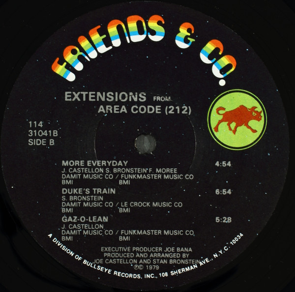 Area Code - Extensions From Area Code (212) | Friends & Co. (FS114) - 4