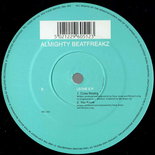 Almighty Beatfreakz - Leone EP | Related (REL 005) - 3