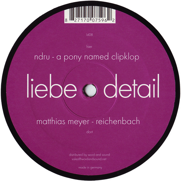 Matthias Meyer / Ndru - Reichenbach / A Pony Named Clipklop | liebe*detail (ld08)