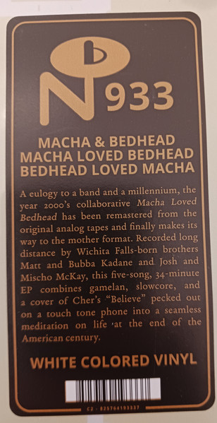 Macha & Bedhead - Macha Loved Bedhead • Bedhead Loved Macha | Numero Group (933) - 3 Macha & Bedhead - Macha Loved Bedhead • Bedhead Loved Macha | Numero Group (933) - 3