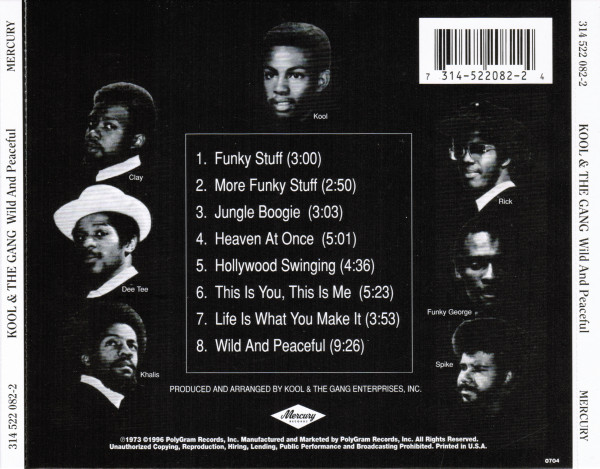 Kool & The Gang - Wild And Peaceful | Mercury (314 522 082-2) - 2