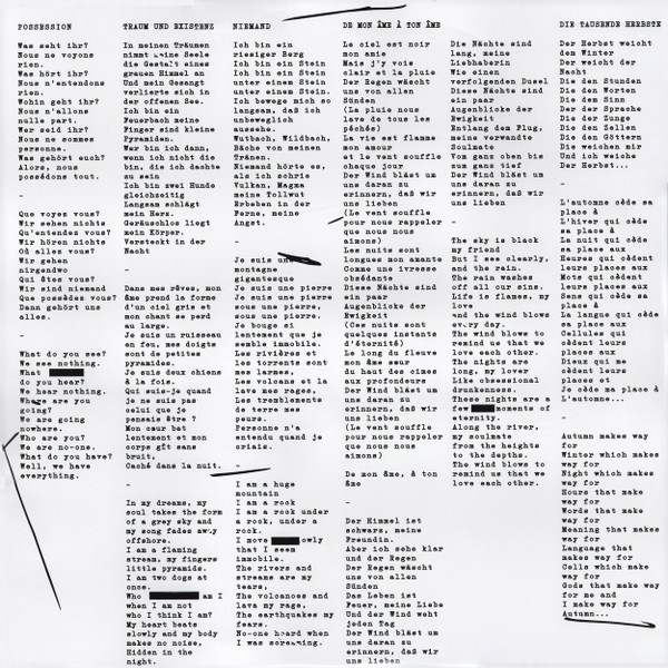 Kompromat - Traum Und Existenz | Clivage Music (CLV003LP) - 2