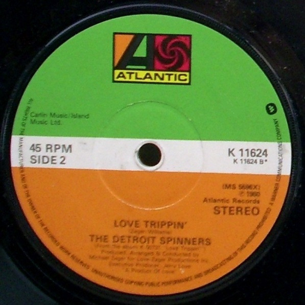 Spinners - I Just Want To Fall In Love | Atlantic (K 11624) - 4