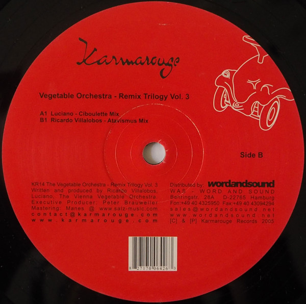 Vegetable Orchestra - Remix Trilogy (Volume Three) | Karmarouge (KR 14) - 3