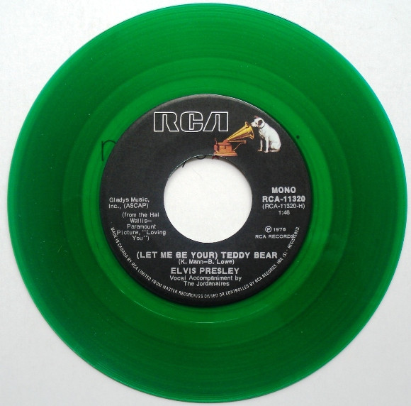 Elvis Presley - (Let Me Be Your) Teddy Bear (7" - Limited Edition - Green Vinyl) [Vinyl] | RCA (RCA-11320) - 4