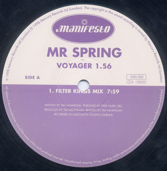 Mr. Spring - Voyager 1.56 | Manifesto (SVDJ 002) - 3
