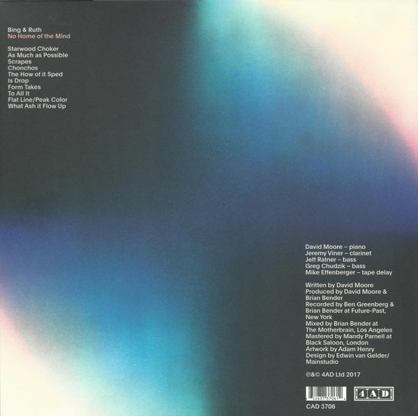 Bing And Ruth - No Home Of The Mind | 4AD (CADD 3706) - 2